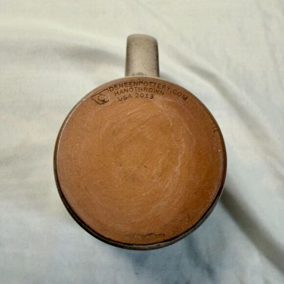 Deneen Pottery Brown Parade Rest Guest Ranch Coffee Mug Montana Handthrown 2013 - Picture 6 of 6